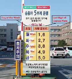 Korean Government Building Parking Areas