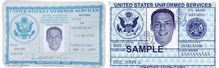 History of the DOD Blue Retiree ID Card