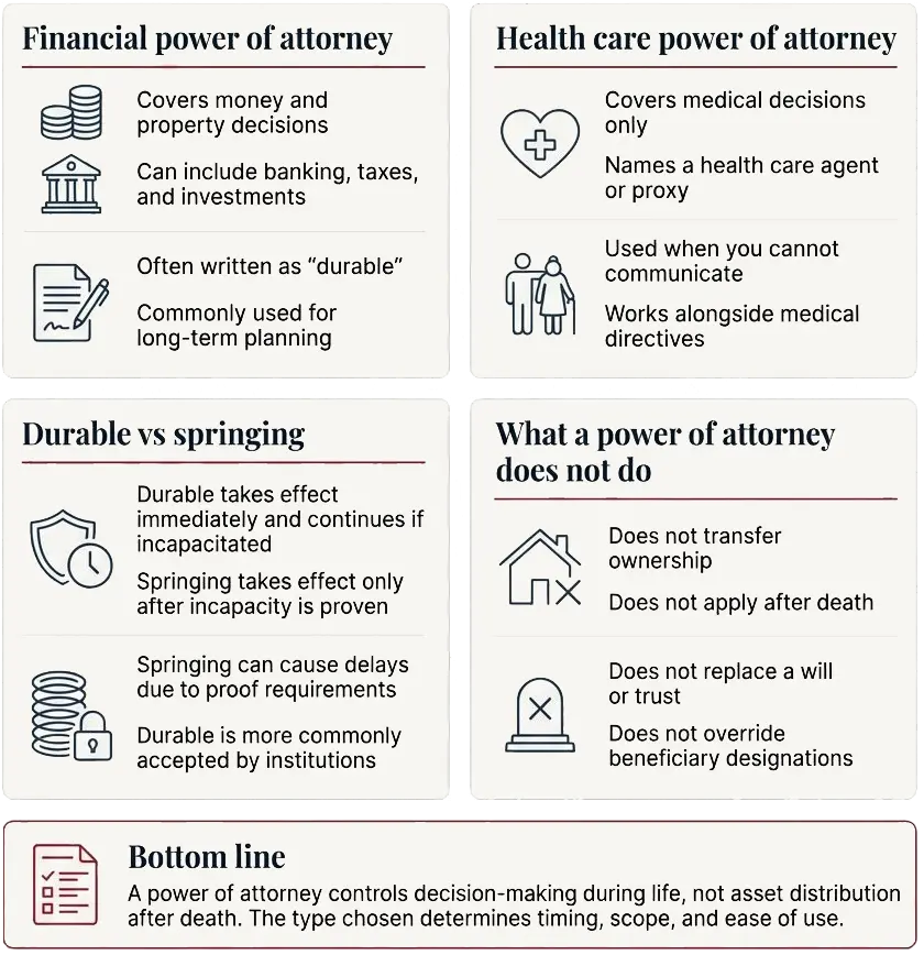 Types of Power of Attorney